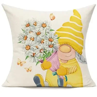 Outdoor Pillowcase 40x40cm Daisy Design