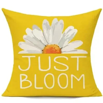 Outdoor Pillowcase 40x40cm Daisy Design