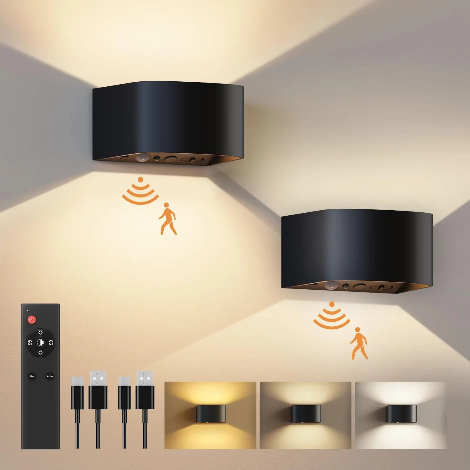 DecorBites™ Motion Sensor Wall Light Rechargeable