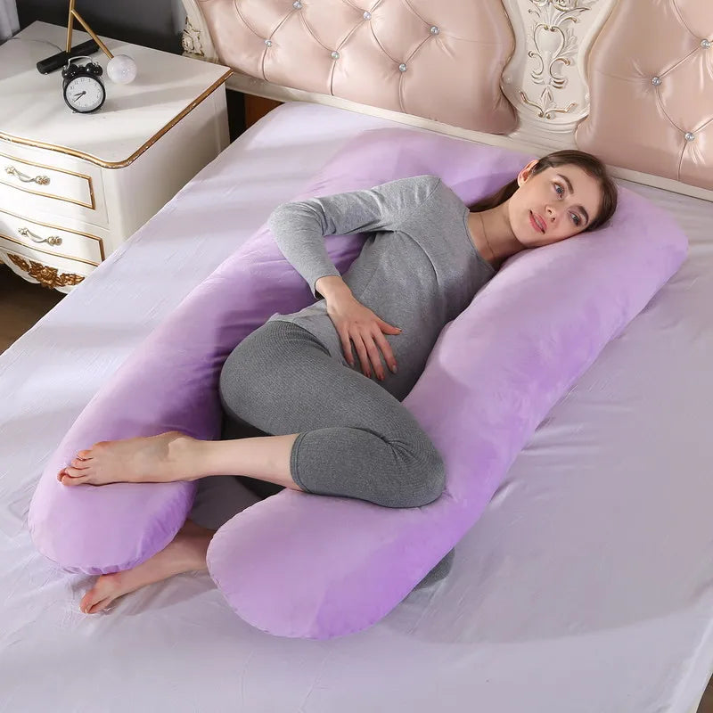 Pregnancy Maternity Pillow U Type Fleece