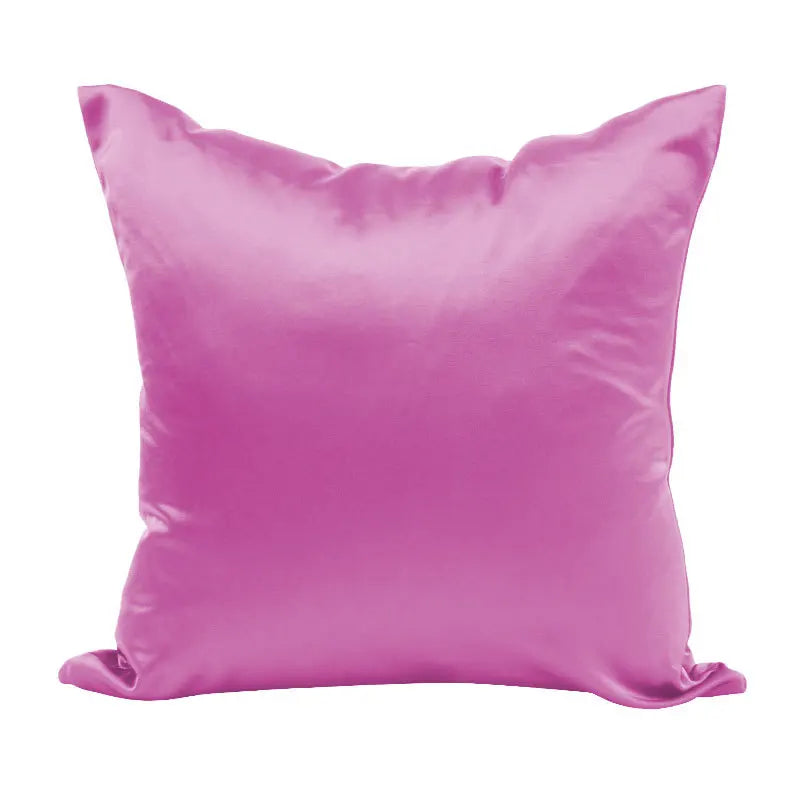 Satin Pillowcase Cover Smooth Cushion