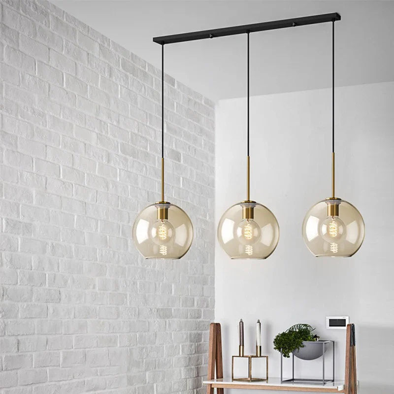 DecorBites™ LED Pendant Light Glass Single Head