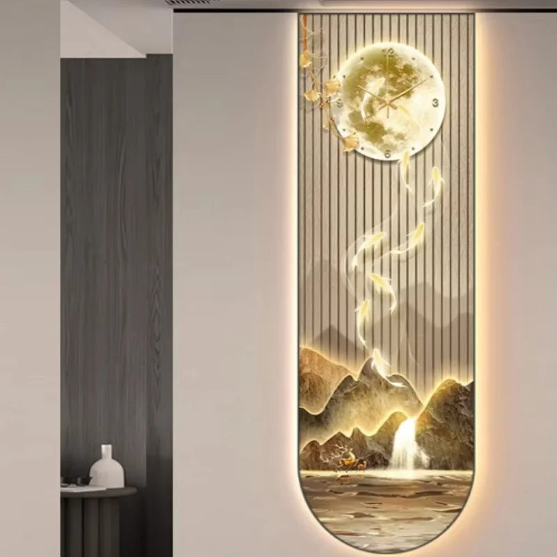 Dlight Decor Luminous Wall Clock with Elegant Glow