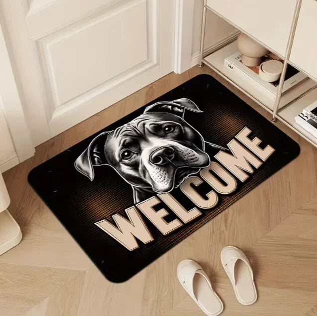 1 Piece of Beagle PU Floor Mat for And Durable Door Mat Suitable for Living Room Kitchen and Outdoor Use Home Decoration Rugs
