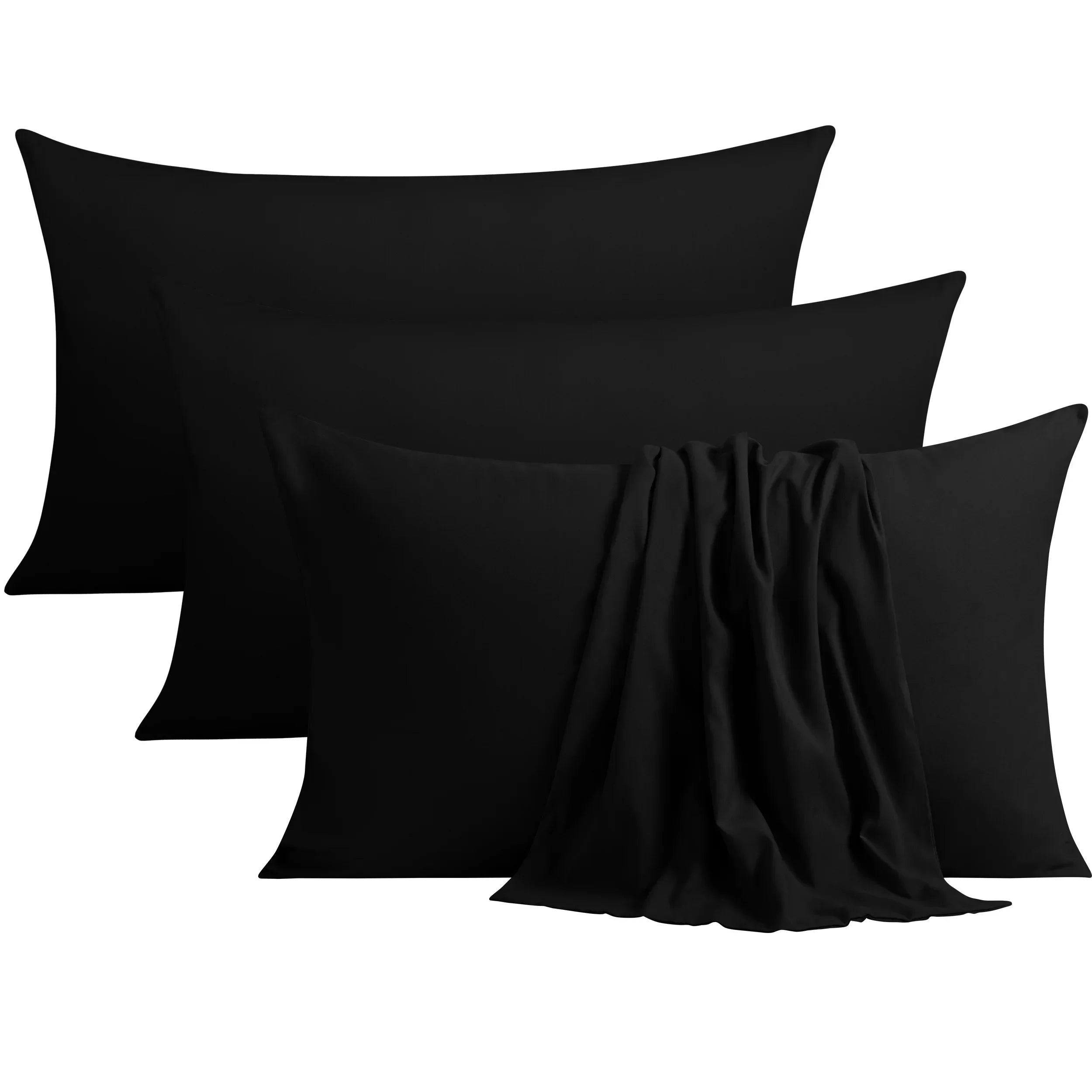 Microfiber Pillowcases Solid Color Set