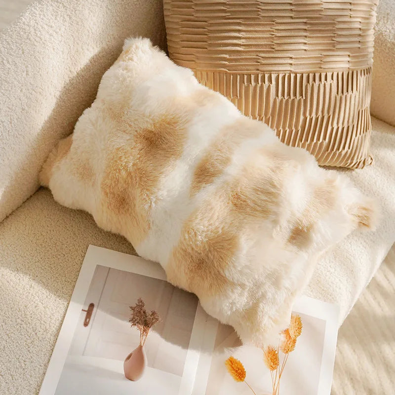 Brown Luxury Throw Pillow Cover