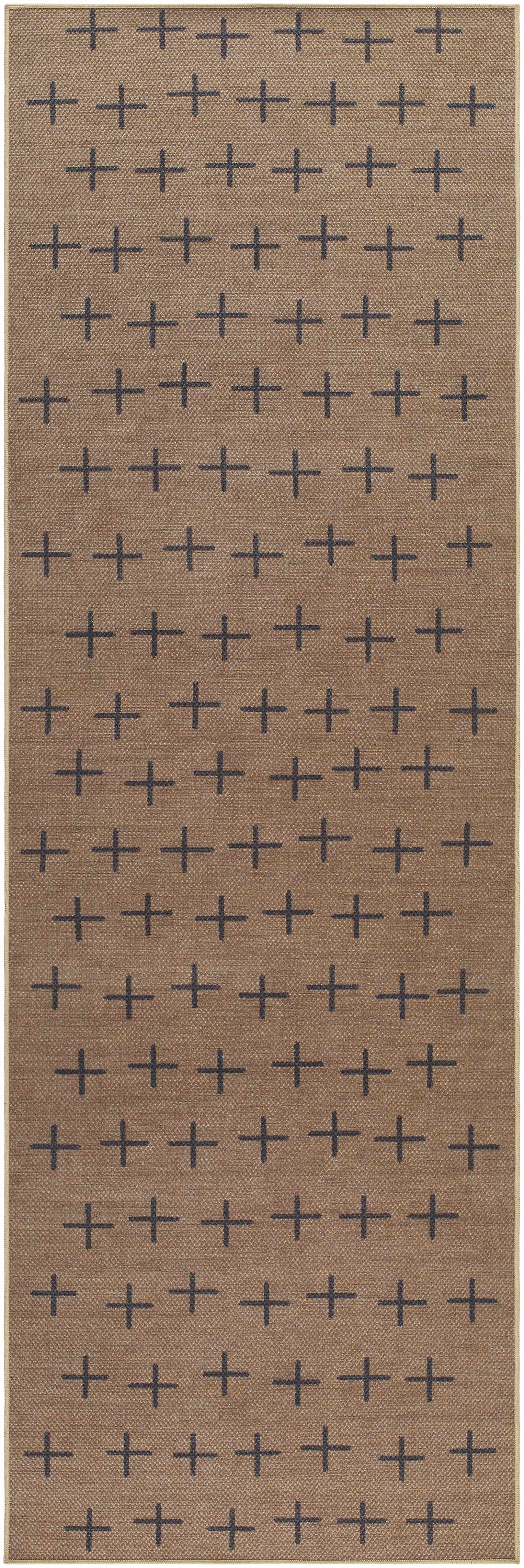 Haimi Black Washable Jutely Rug