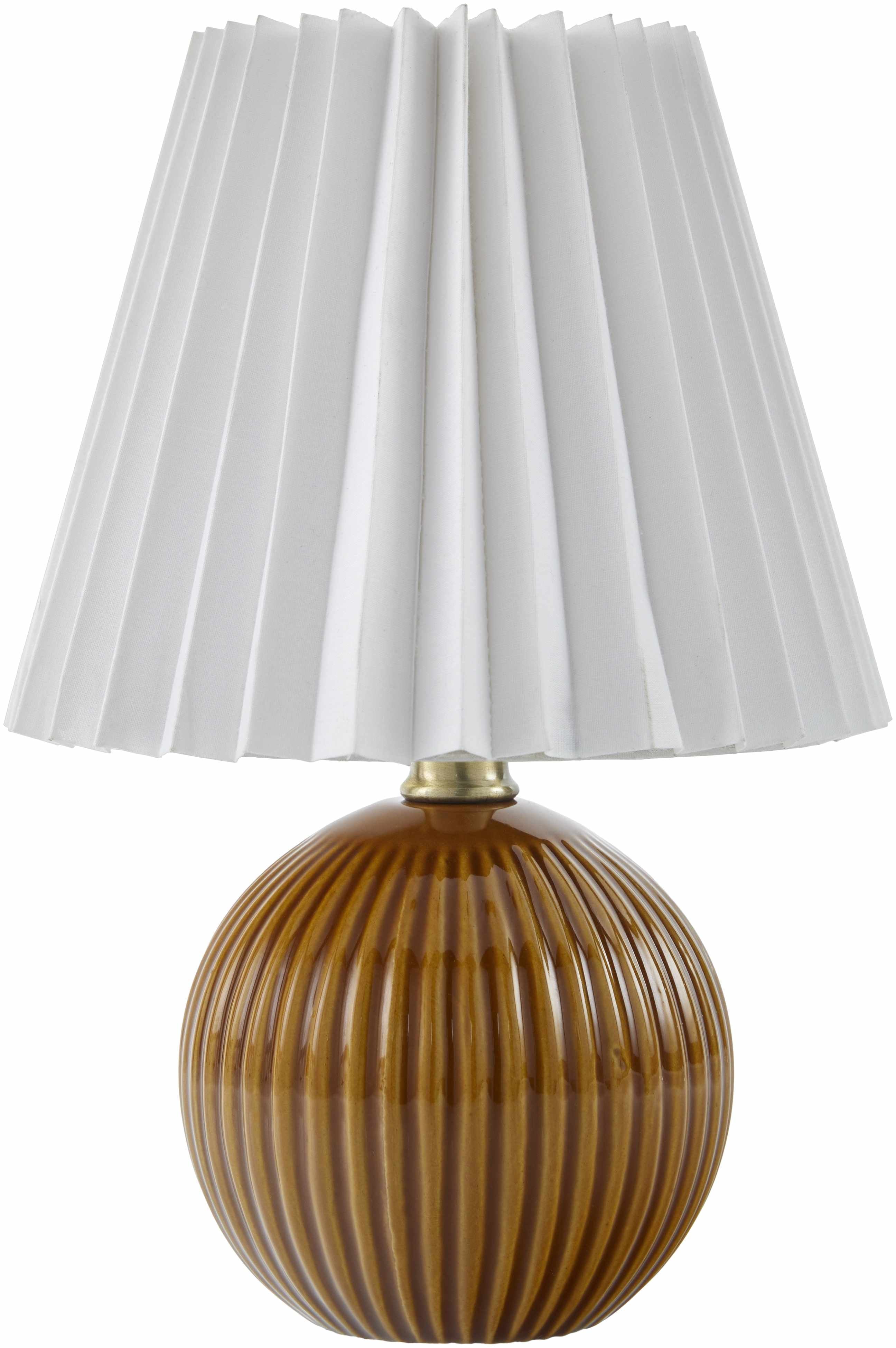Shahrekord Dark Brown Ceramic Table Lamp-0