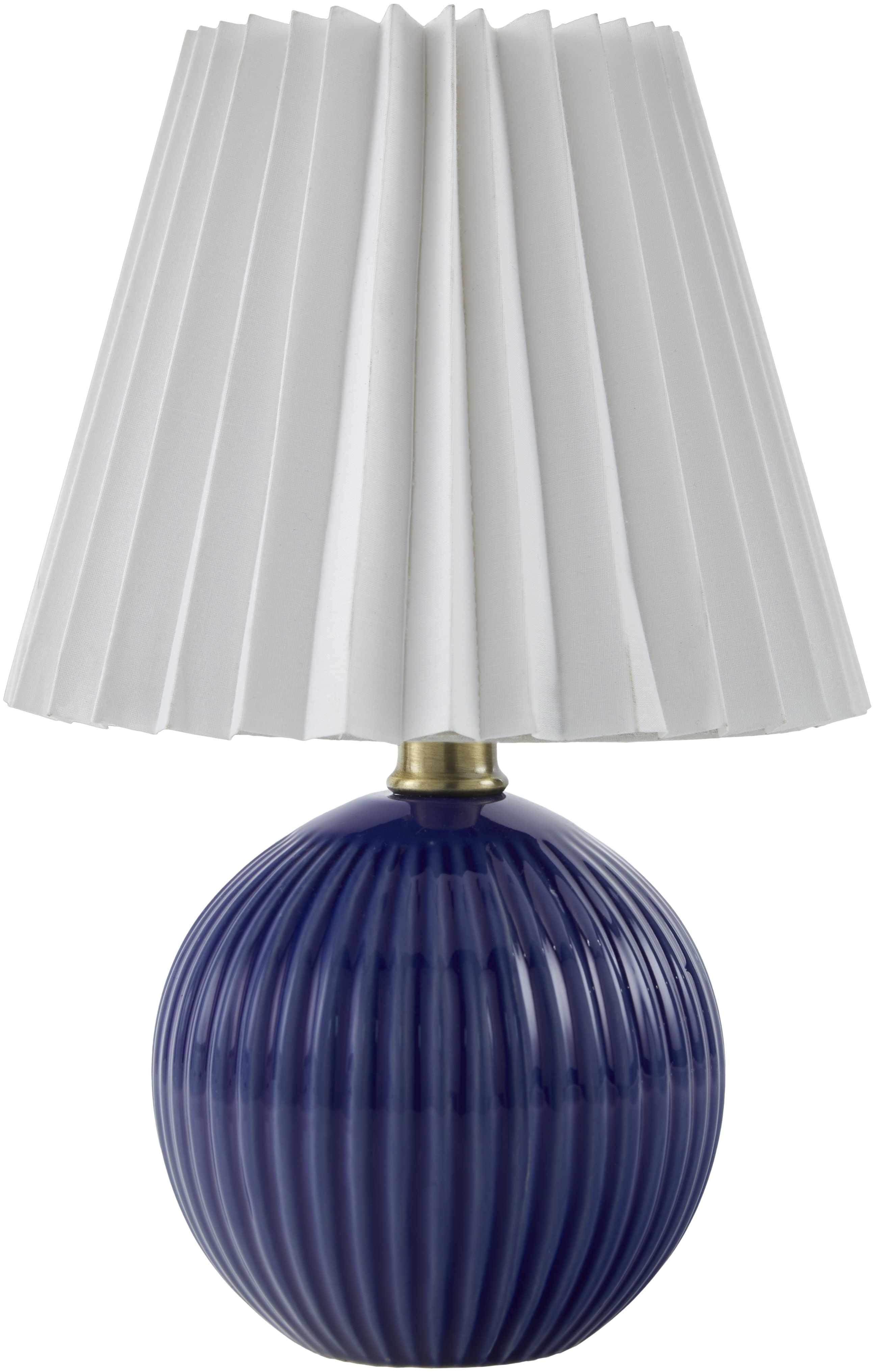 Shahrekord Blue Ceramic Table Lamp - PRHOMZ