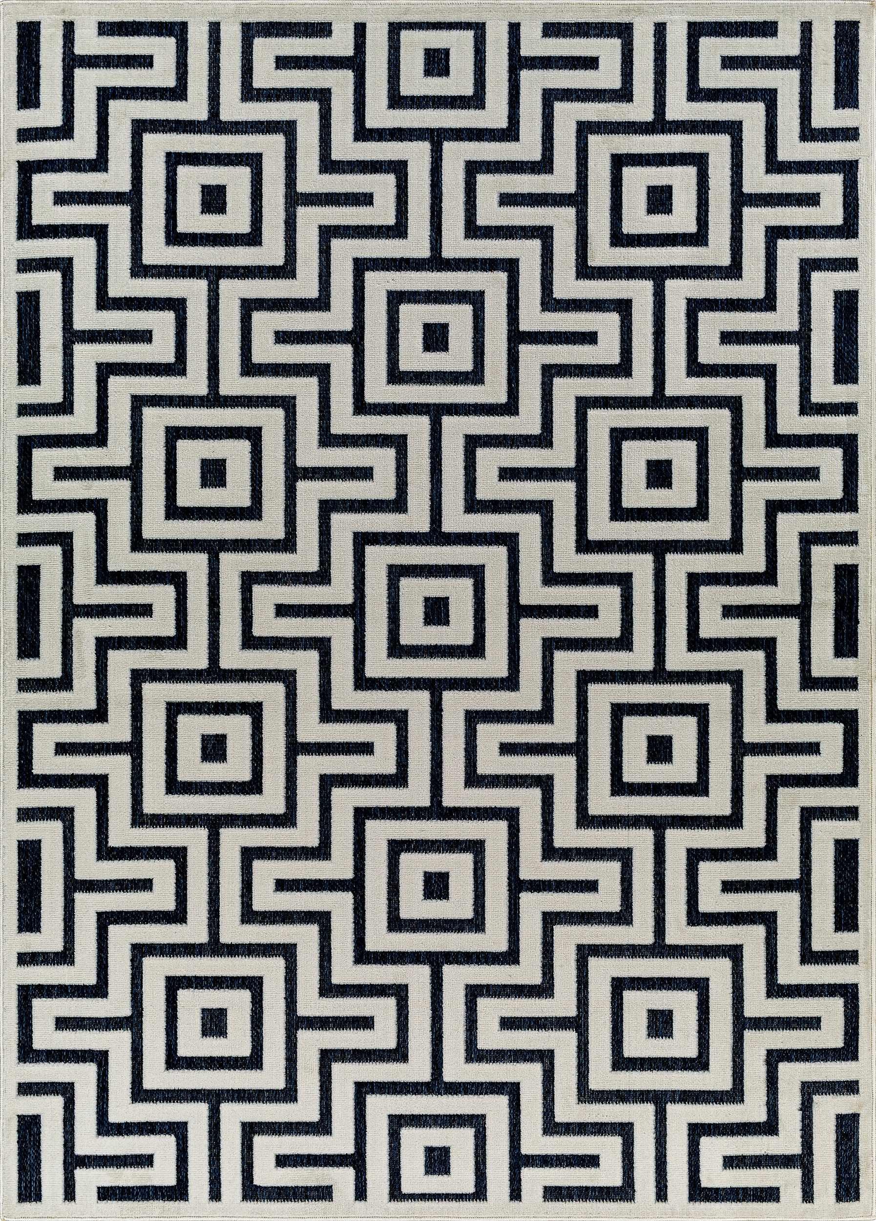 Zevi Blue Outdoor Rug - Clearance - PRHOMZ