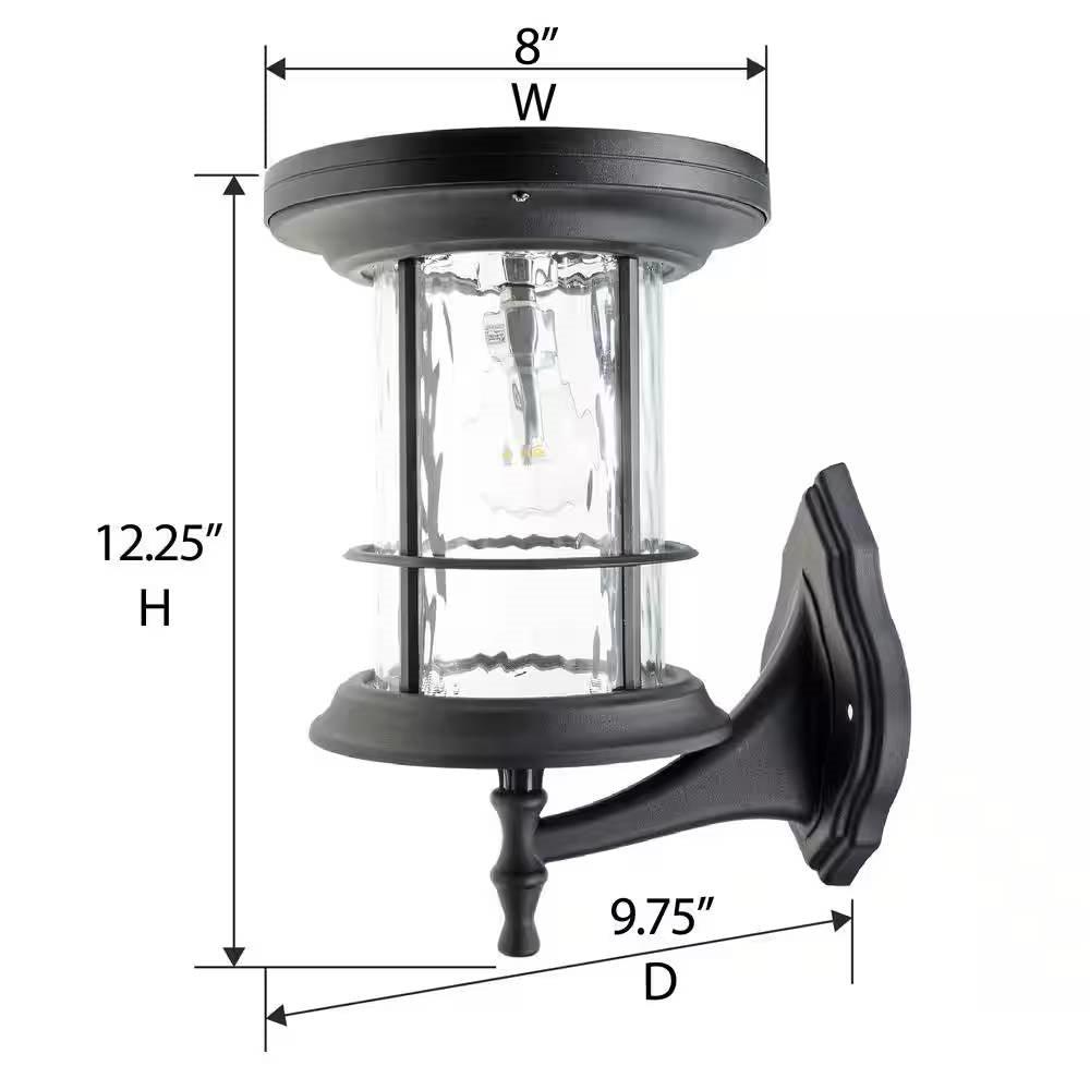 Outdoor Pole/Base/Wall Mount Solar LED Light - Yard Path Lighting - 100 Lumens - PRHOMZ