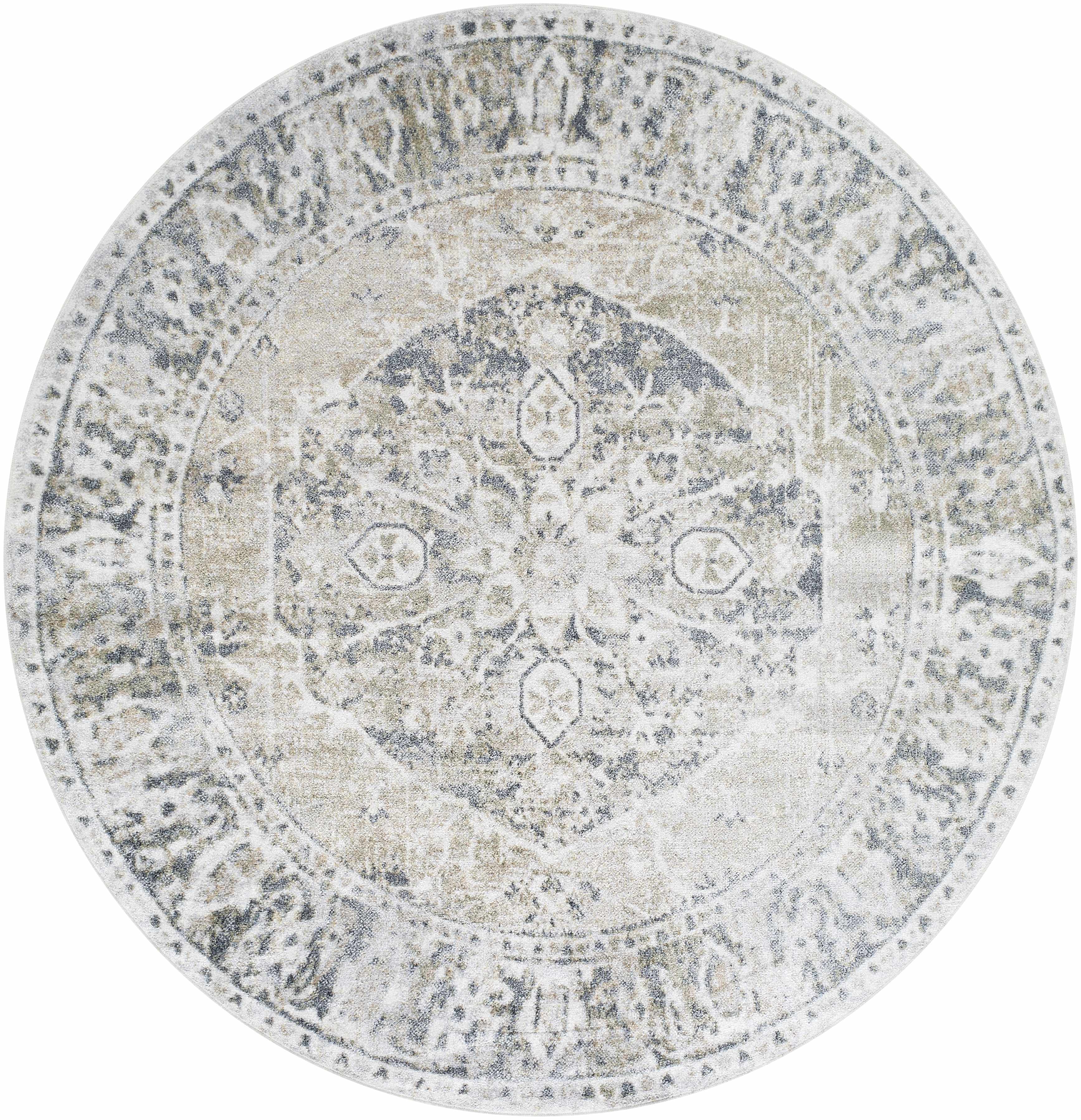 Rudo Beige Flat Pile Washable Rug