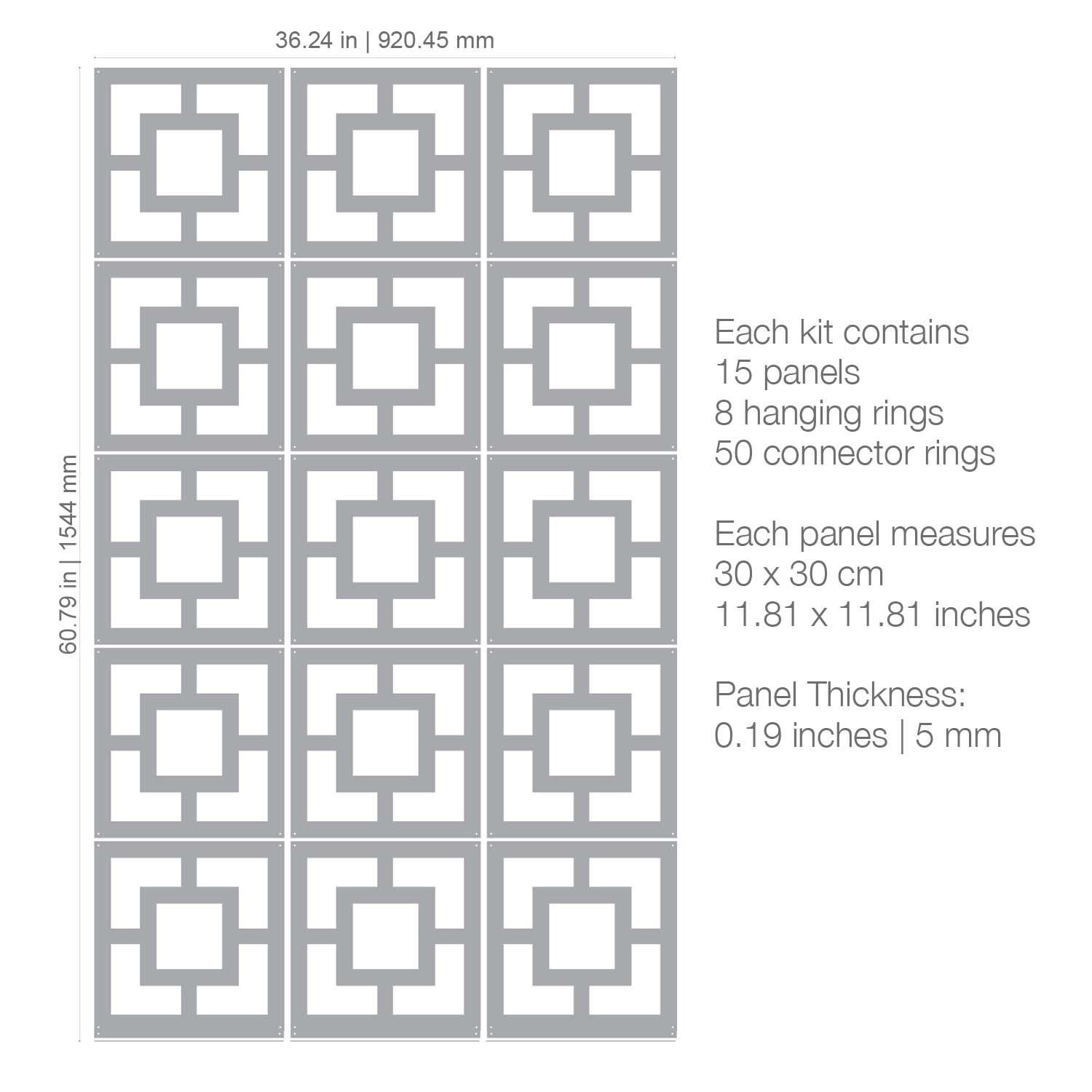 Peniche Suspended Room Divider - PRHOMZ