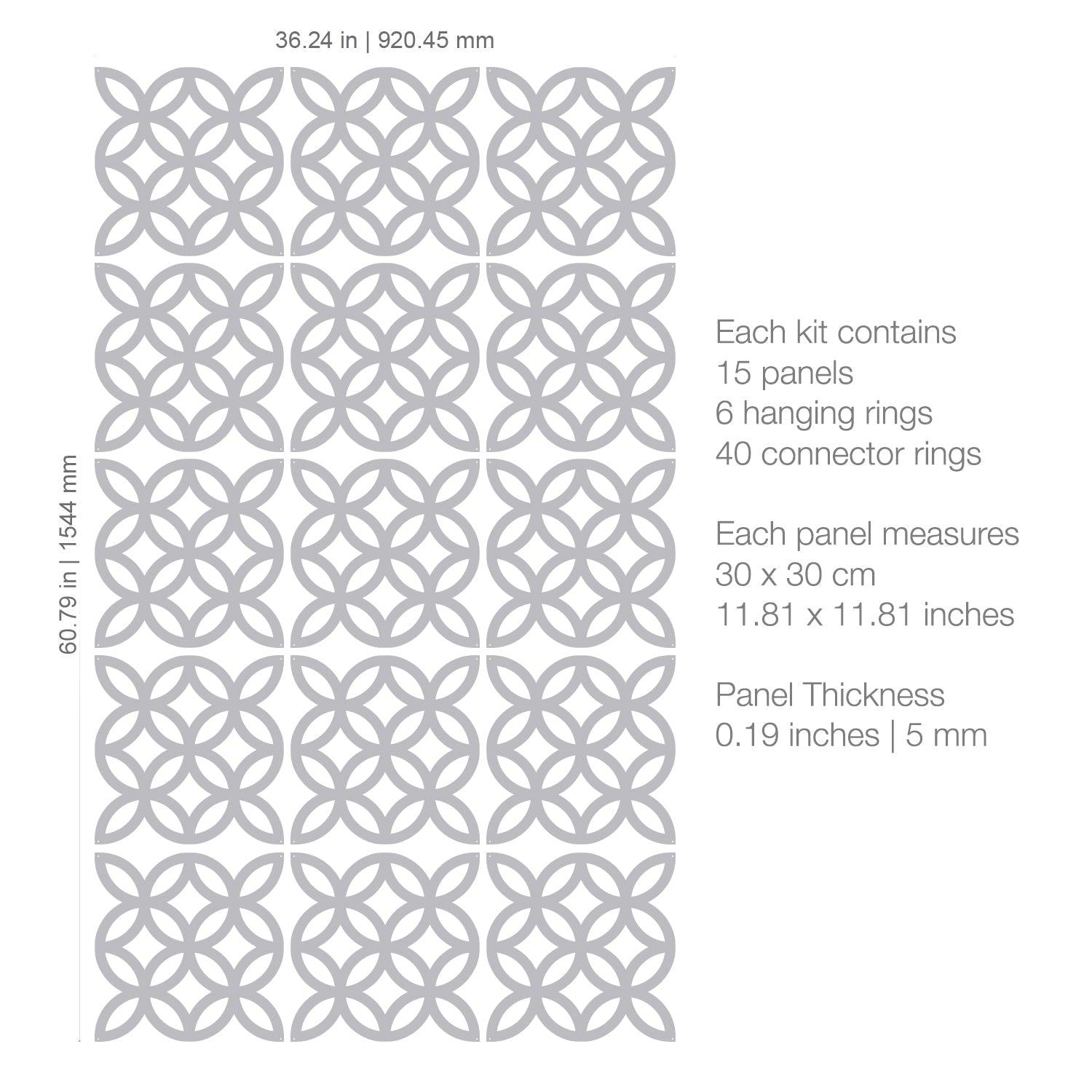 Barcelos Suspended Room Divider - PRHOMZ