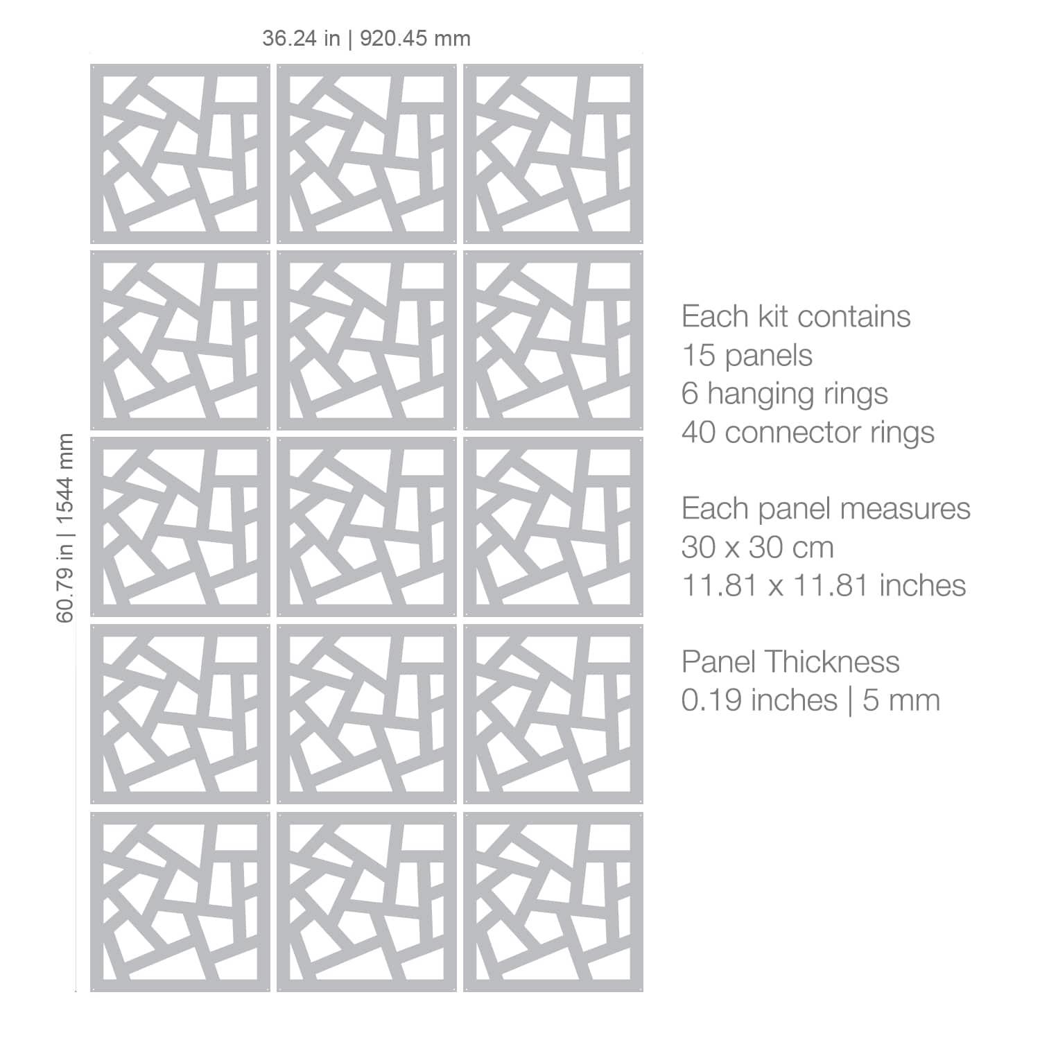 Braga Suspended Room Divider - PRHOMZ