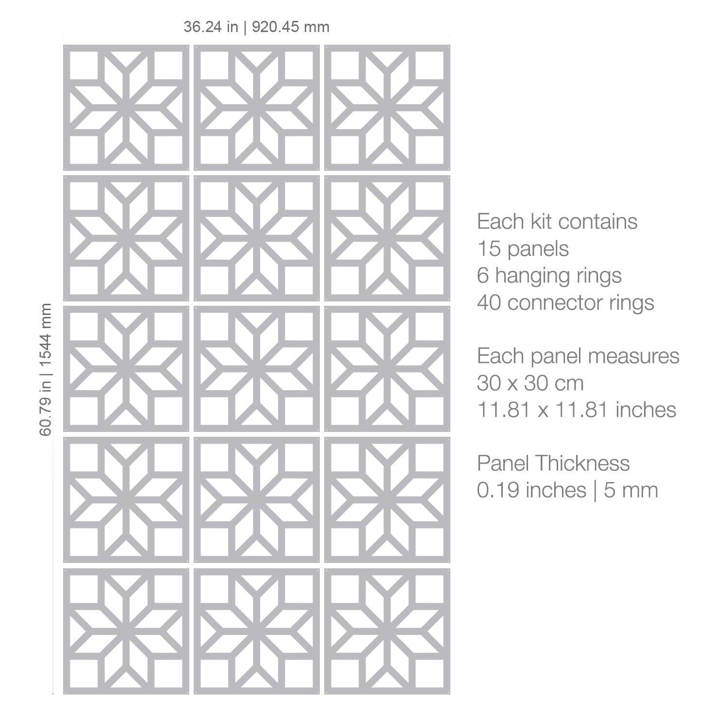 Leiria Suspended Room Divider - PRHOMZ