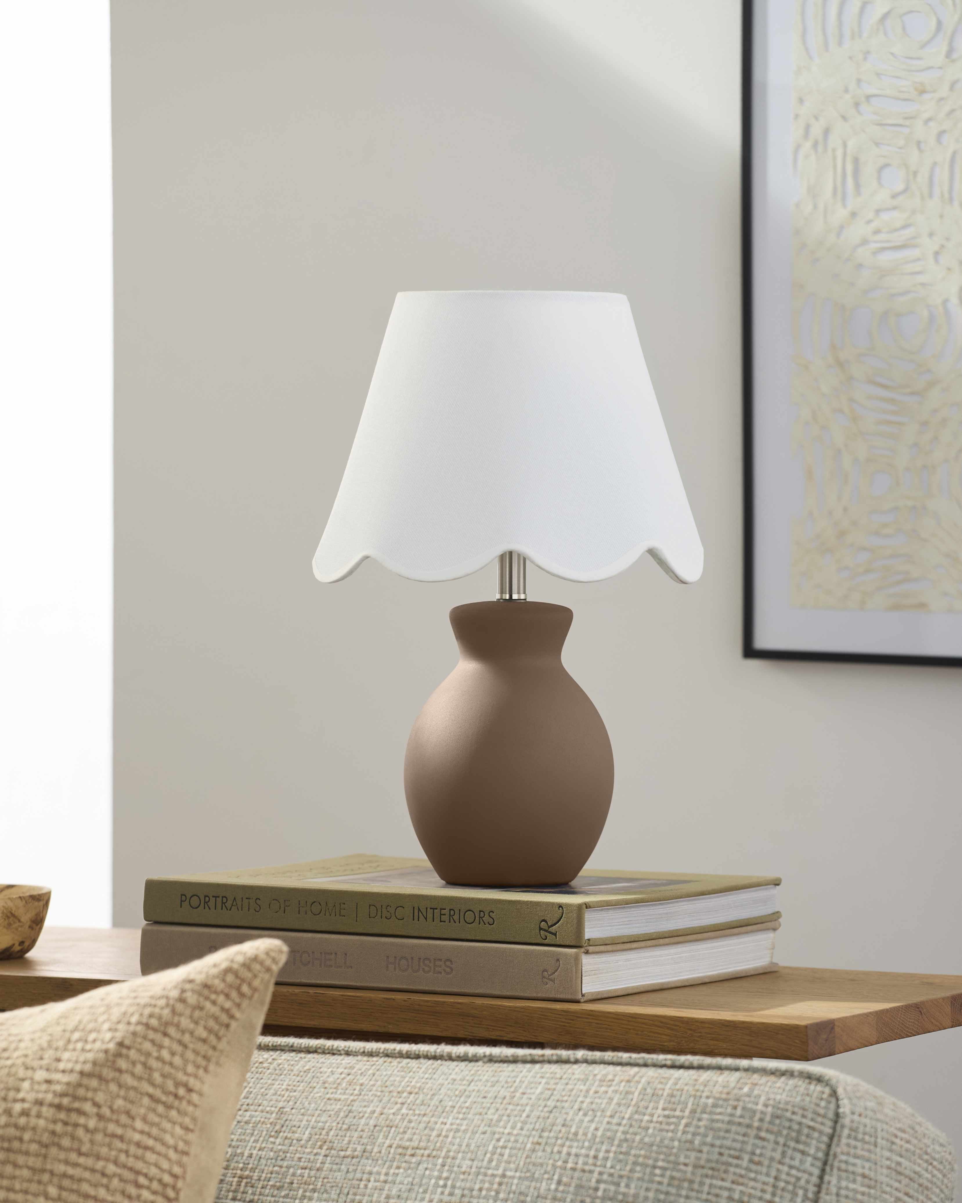 Salgareda Dark Red Table Lamp-1