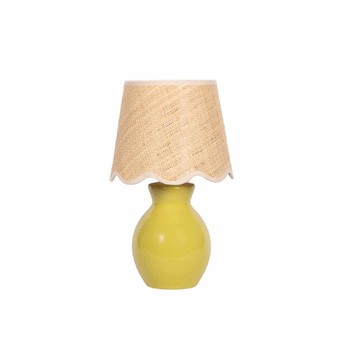 Salgareda Olive Rattan Table Lamp-1