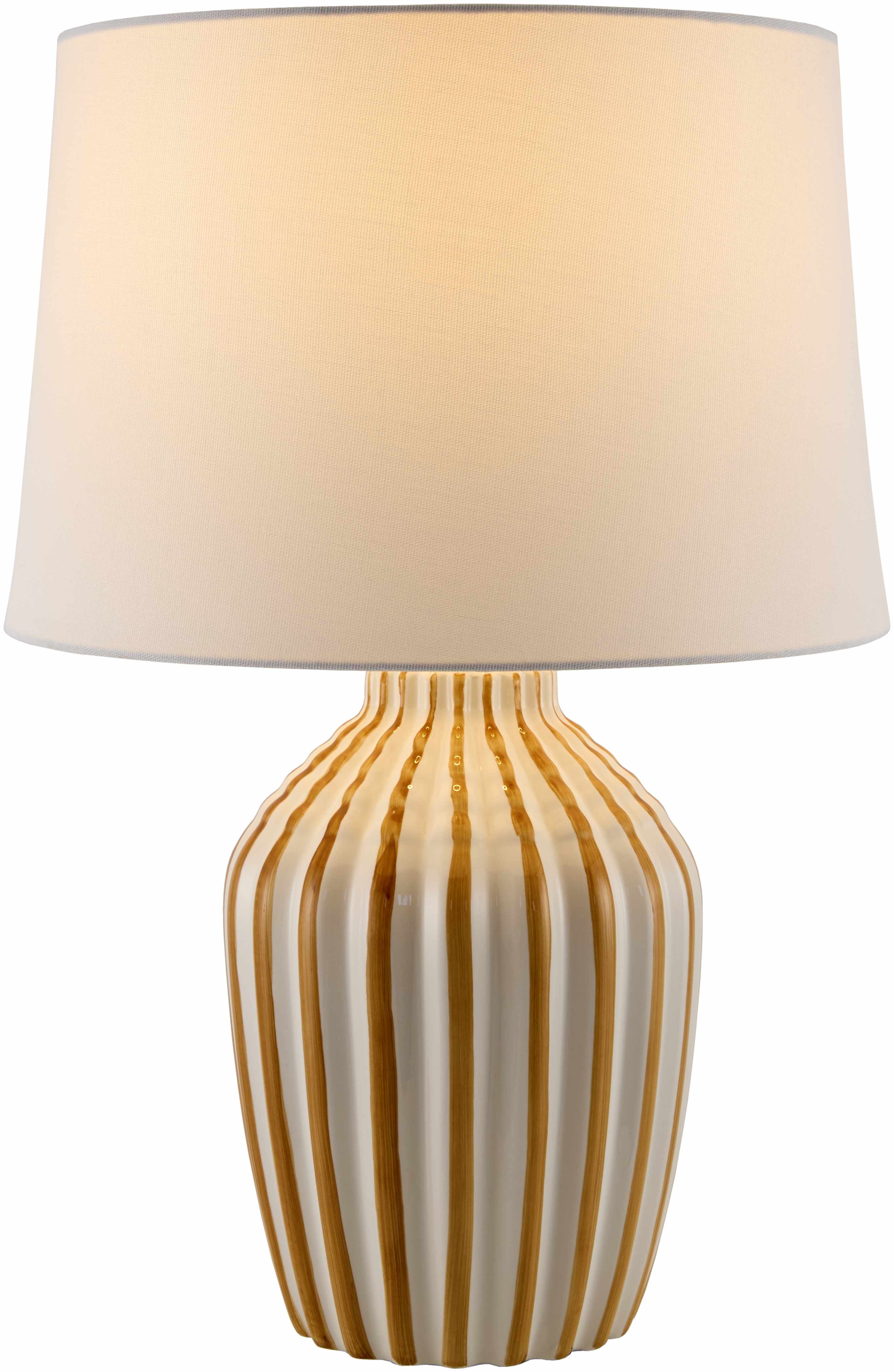 Shamsabad Tan Table Lamp-0