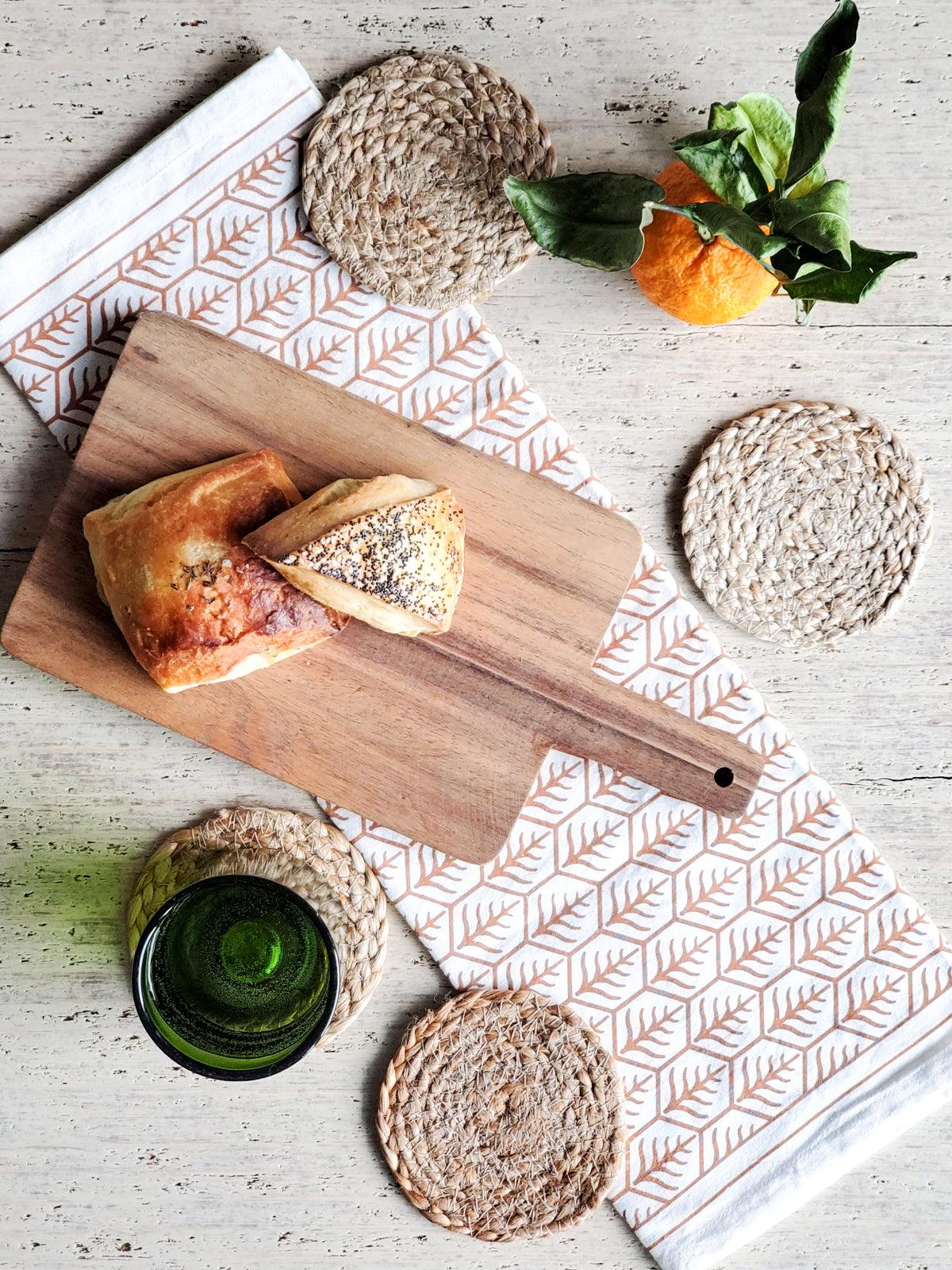 Kata Natural Drink Coaster (Set of 4) - PRHOMZ