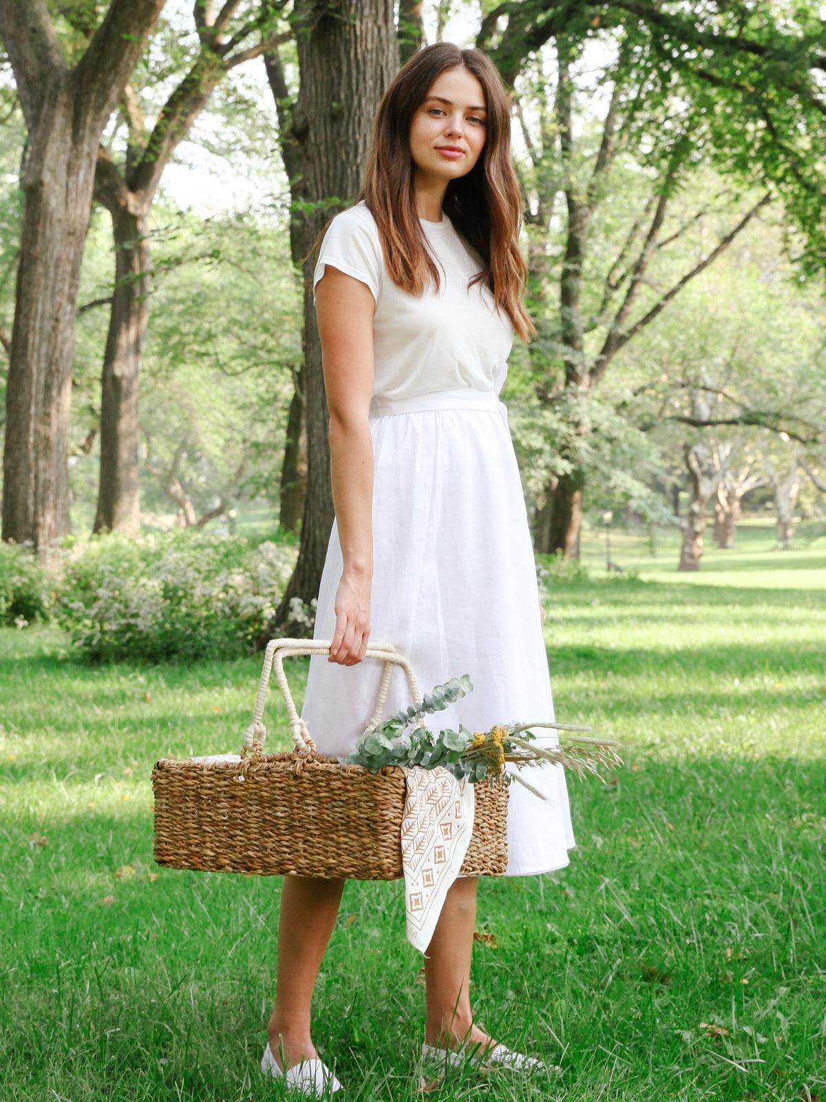 Savar Storage Basket With Handle - PRHOMZ