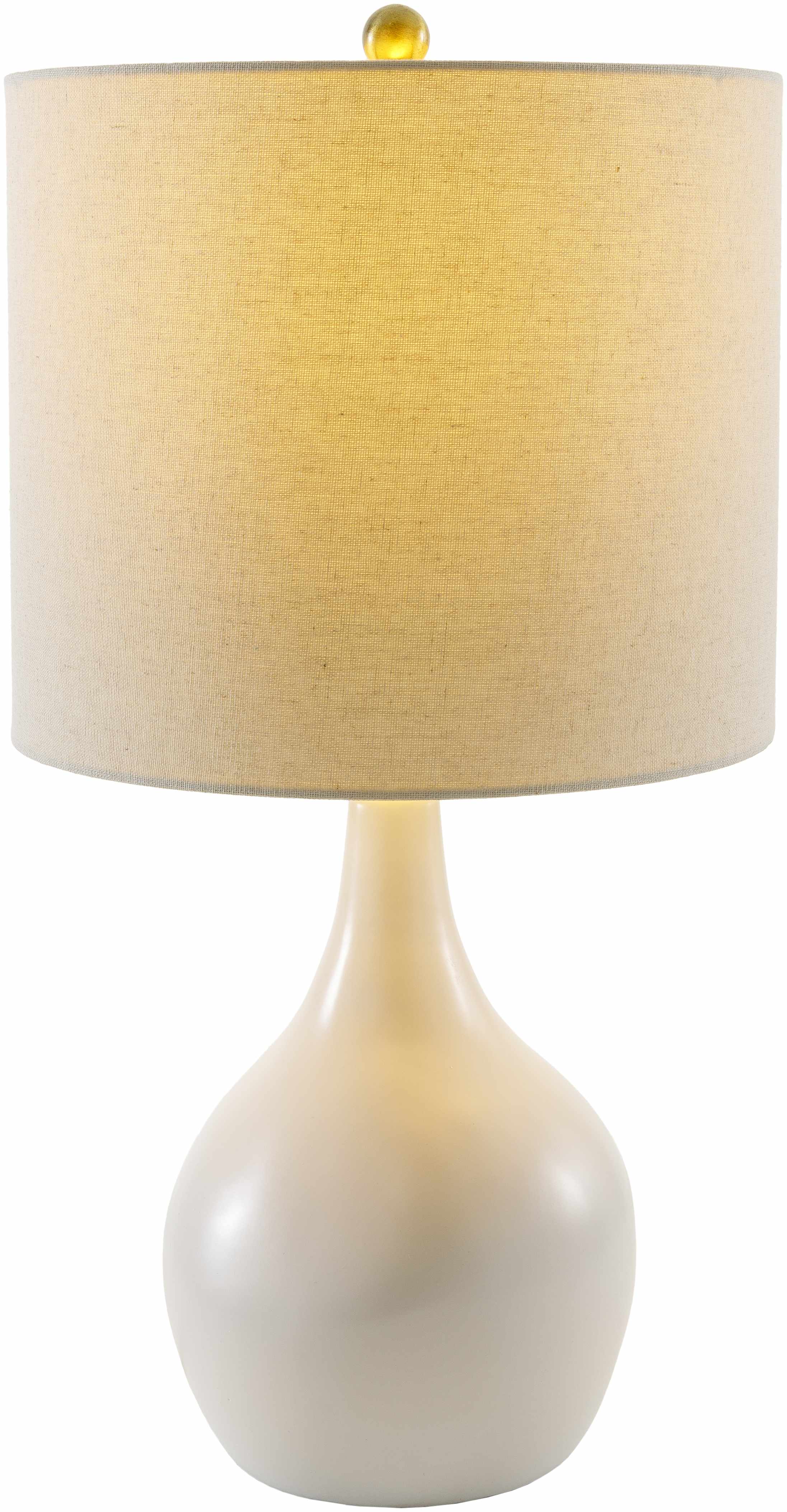 Sparanise Beige Ceramic Table Lamp-5