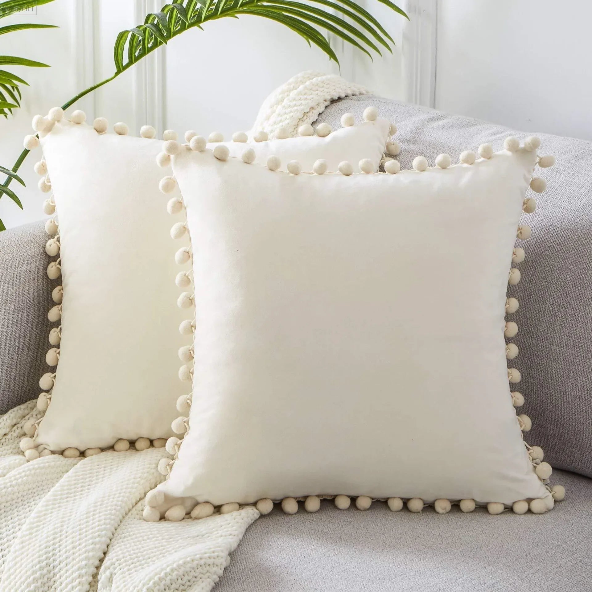 Velvet Cushion Cover Soft Pillowcases