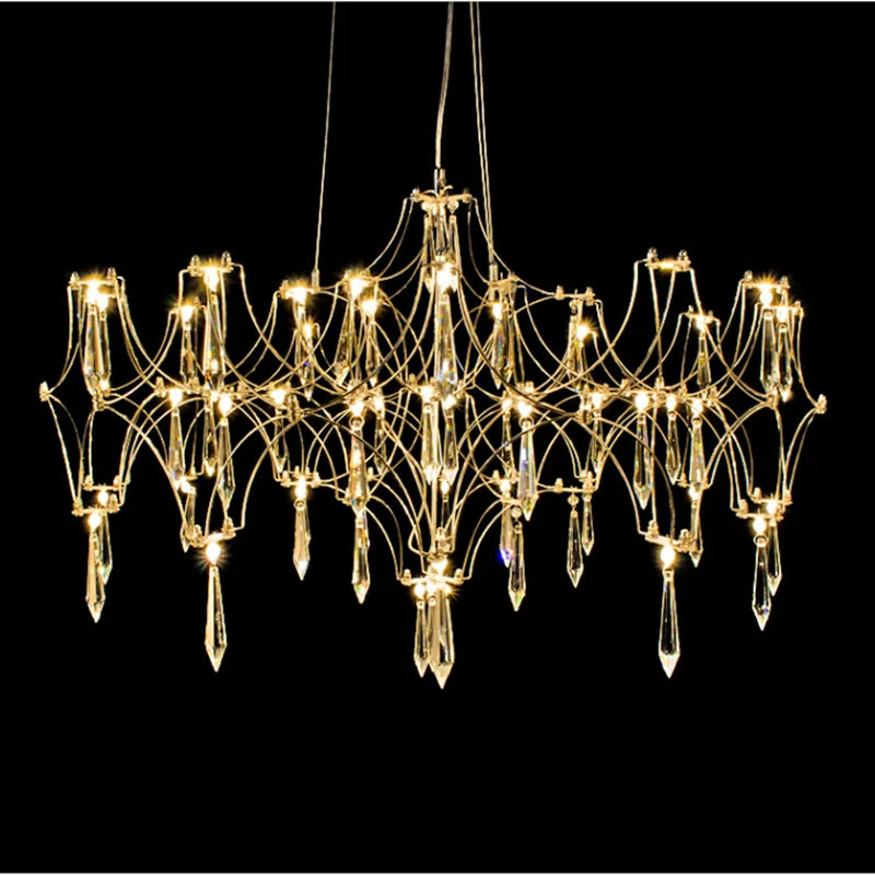 DecorBites™ Crystal Chandelier Ceiling Light Fixture