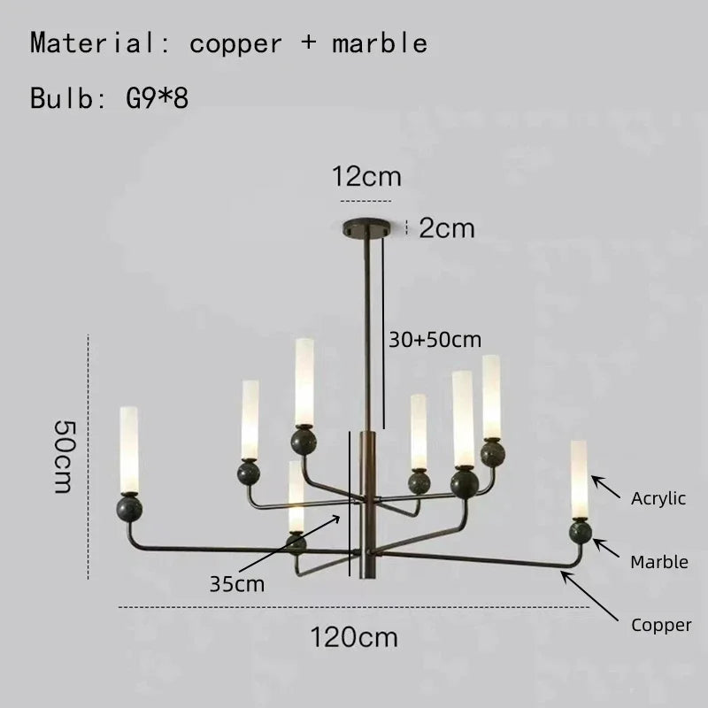 DecorBites™ Marble Pendant Light Bedroom Dining