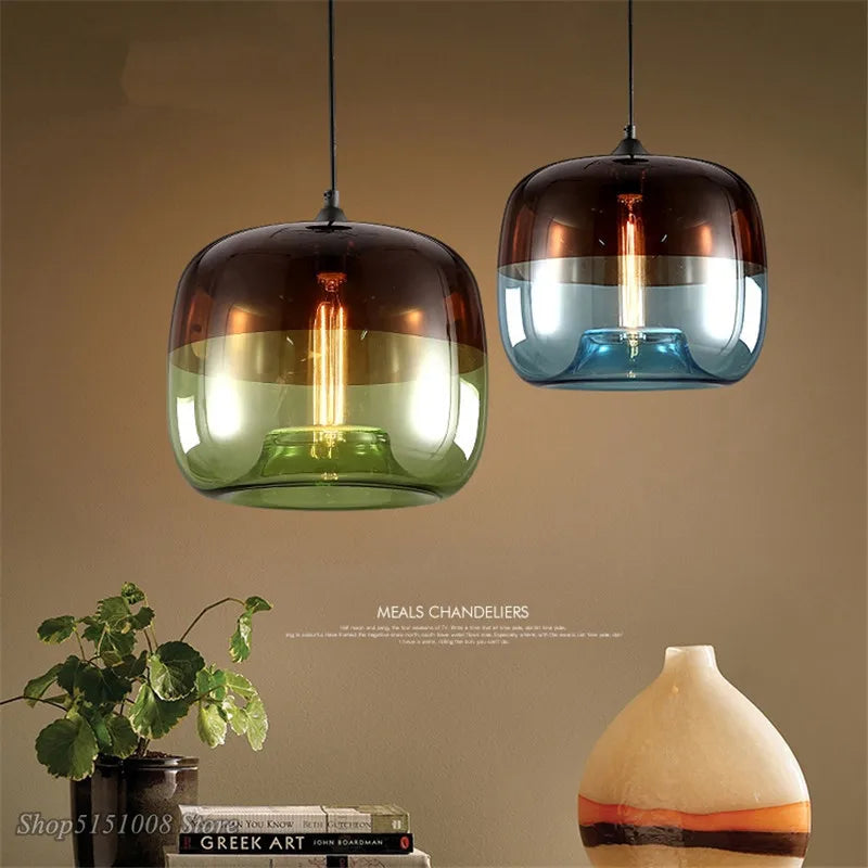 Apple Glass Pendant Lights Kitchen