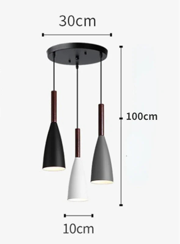 Pendant Light Nordic Minimalist 3 Heads