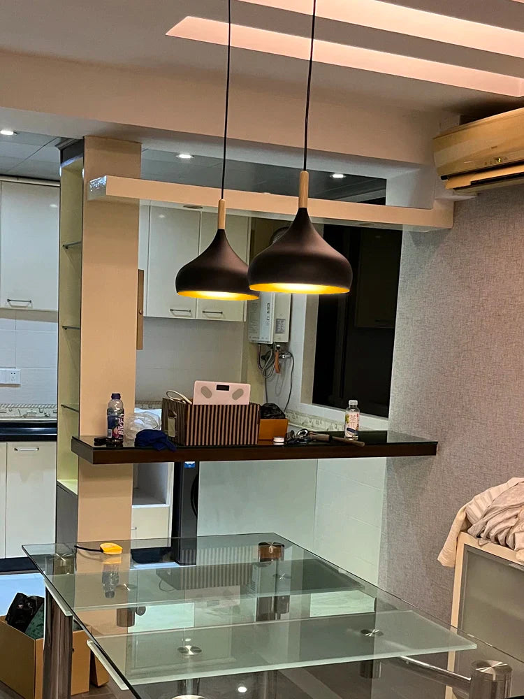 Industrial Ceiling Pendant Lamp Black