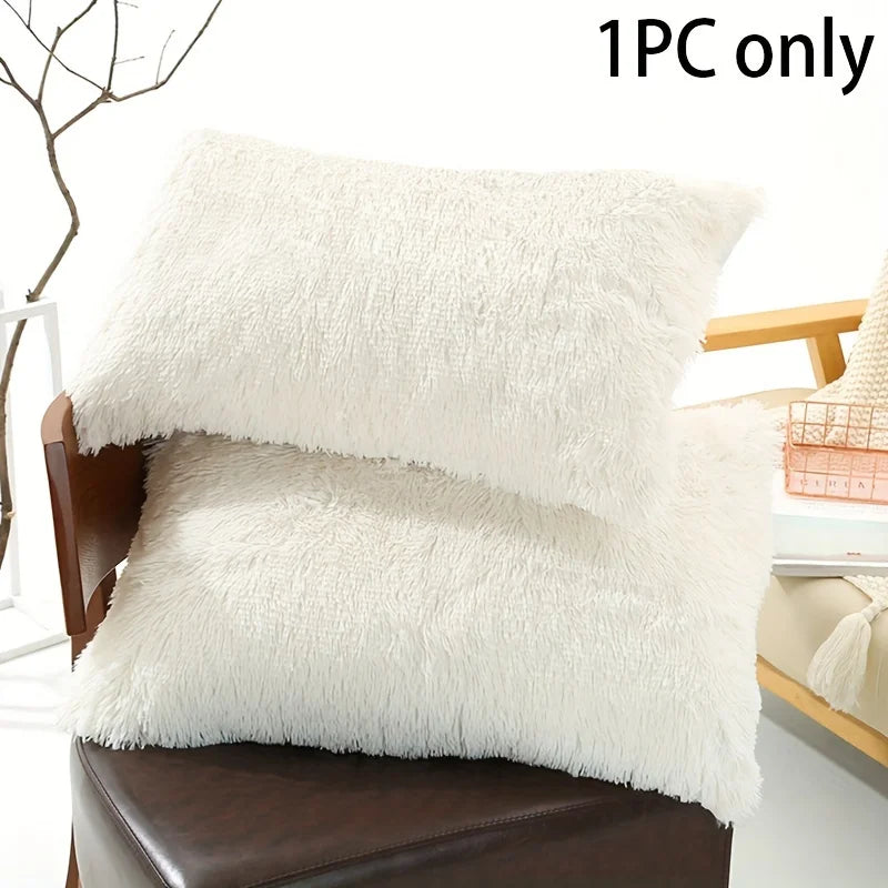 Faux Fur Velvet Pillowcases Soft
