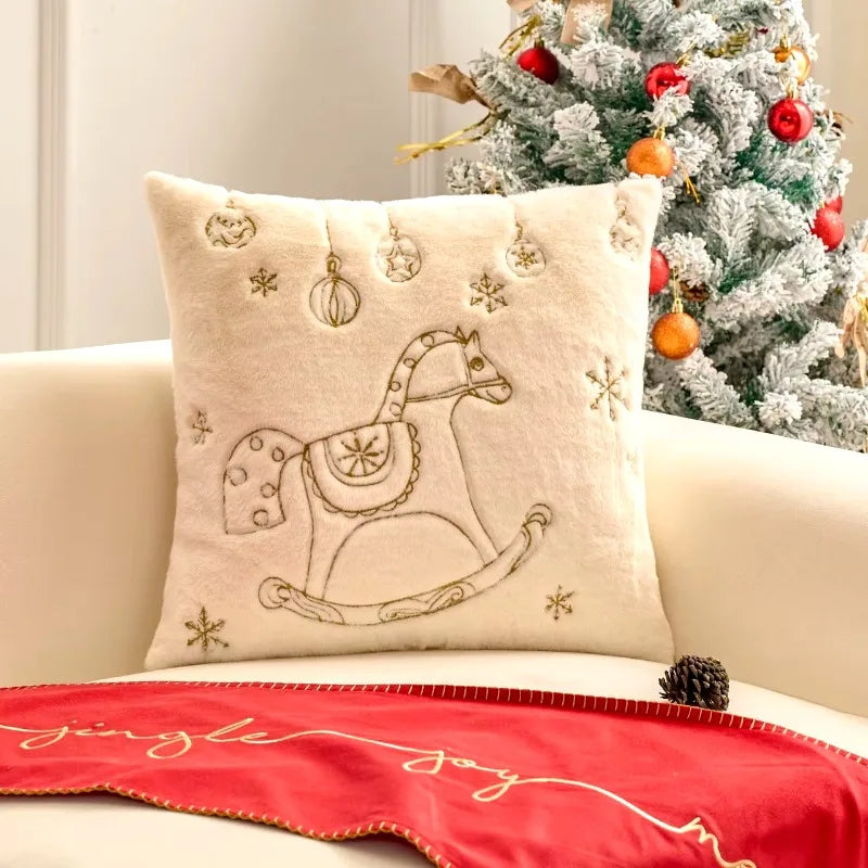 DecorBites™ Pillow Cover Embroidery Solid Color