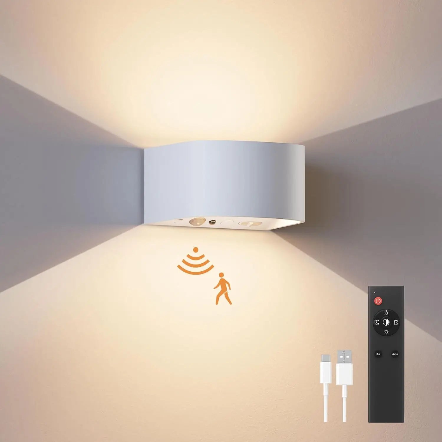 DecorBites™ Motion Sensor Wall Light Rechargeable