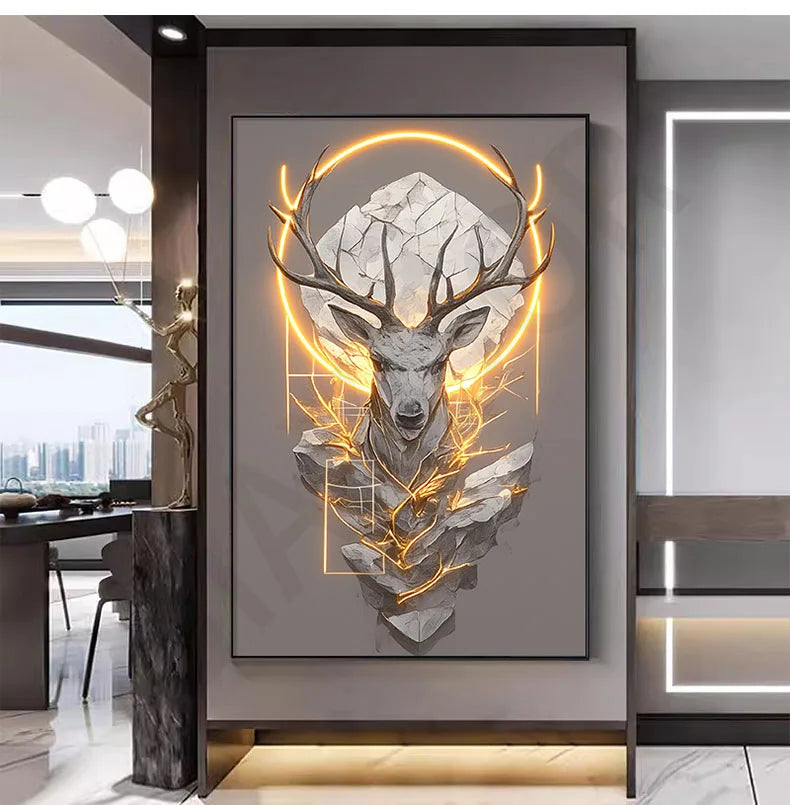 Dlight Decor Reindeer Wall Glow for Luxe Entry Spaces