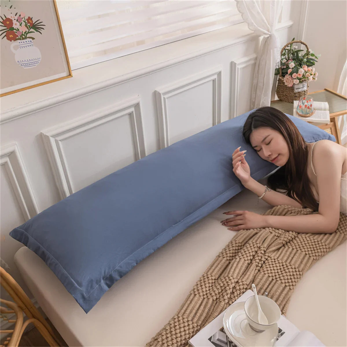 Couple Pillowcase Cozy Long Polyester