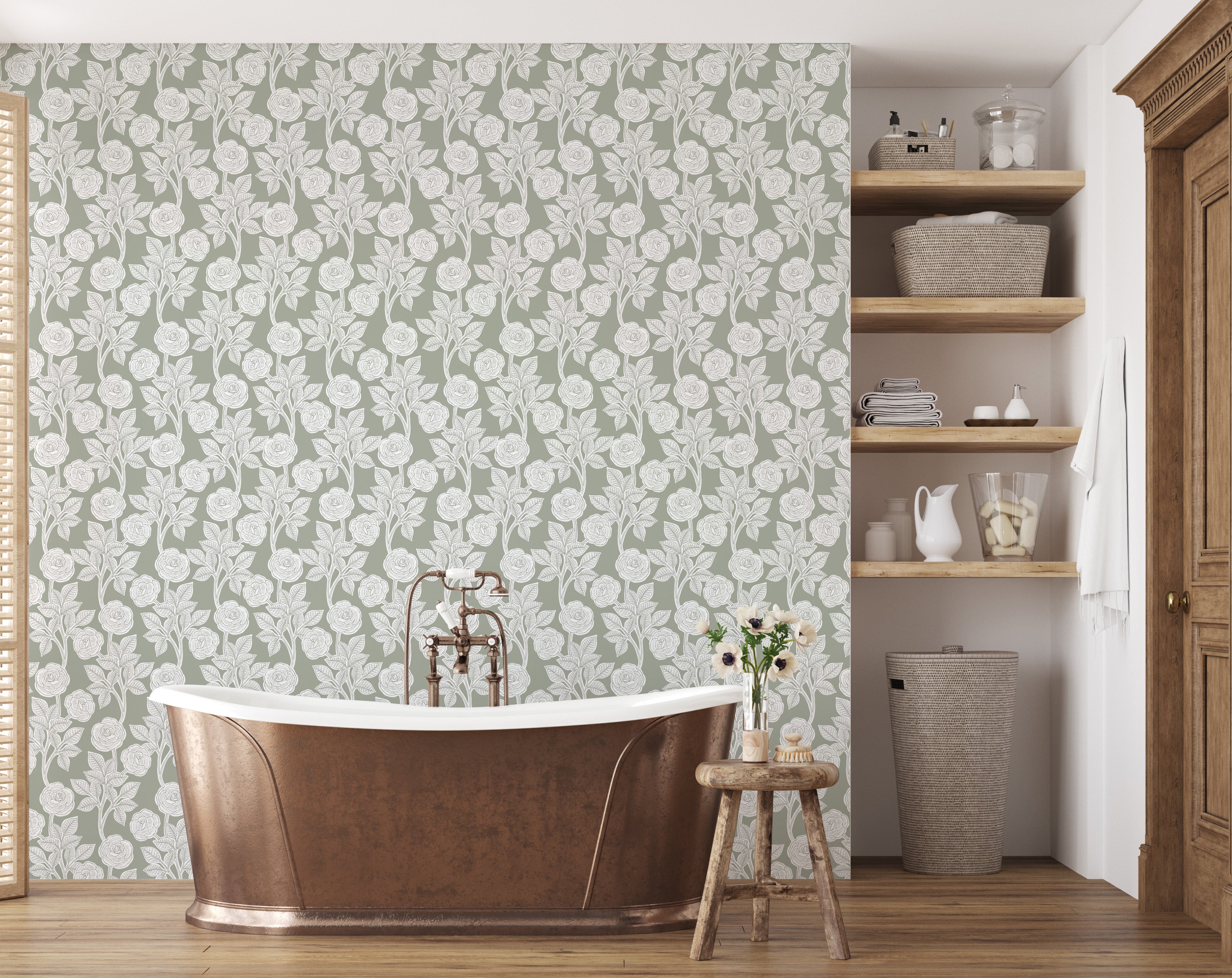 Mulberry Wallpaper by Gooseberry Moon