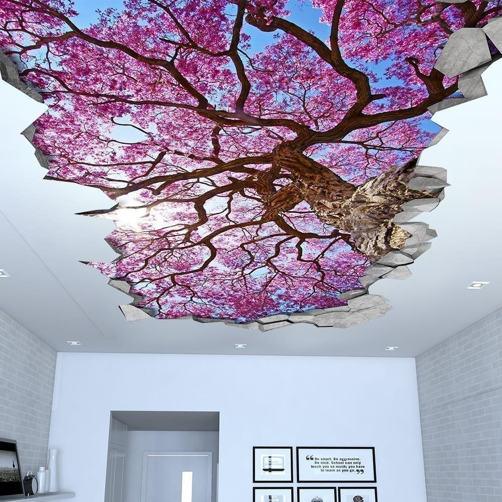 Sakura Cherry Tree Ceiling Decal - PRHOMZ