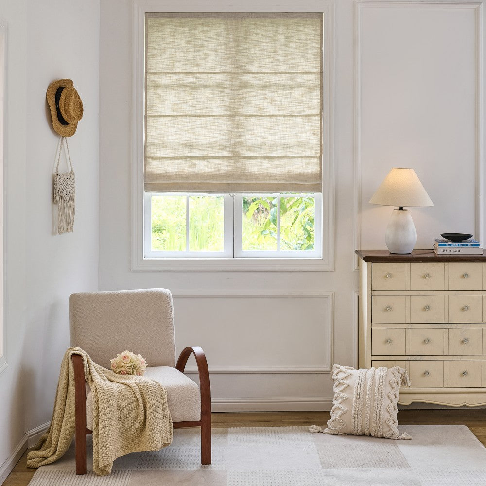 Sara Linen Roman Shade