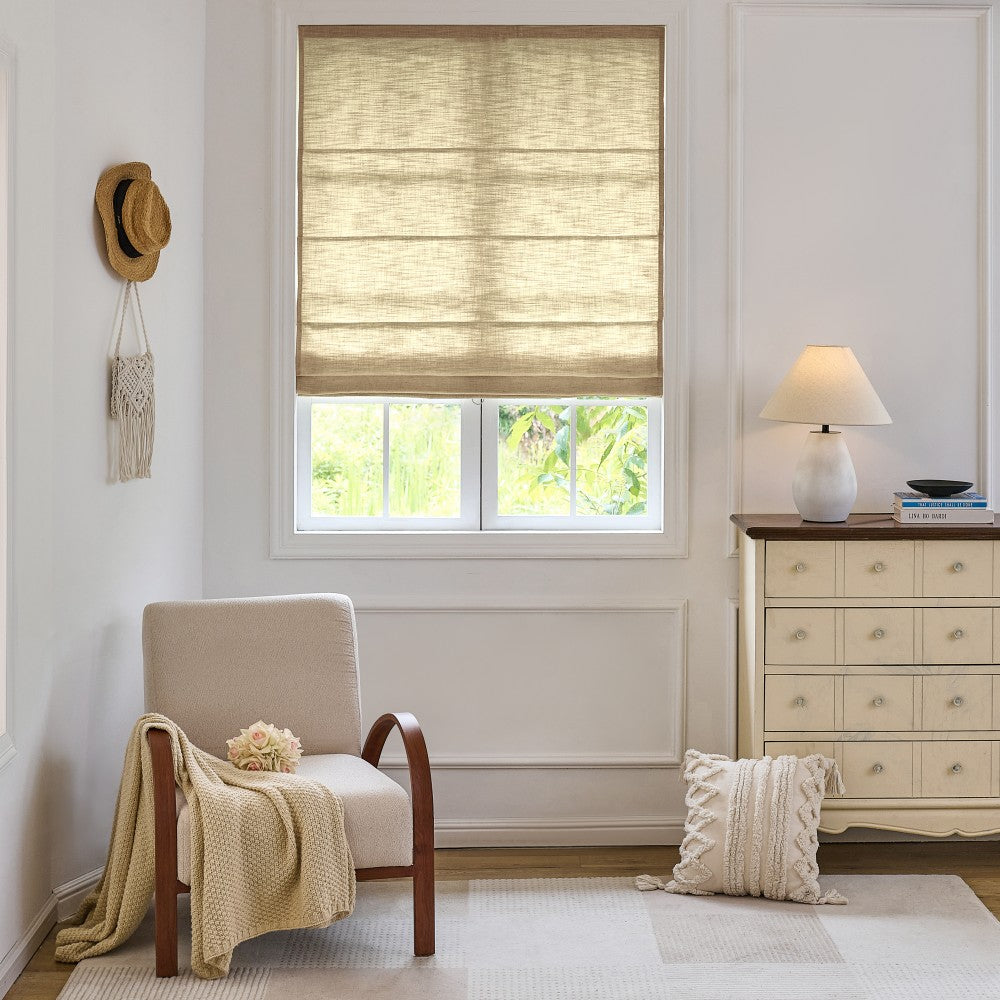 Sara Linen Roman Shade