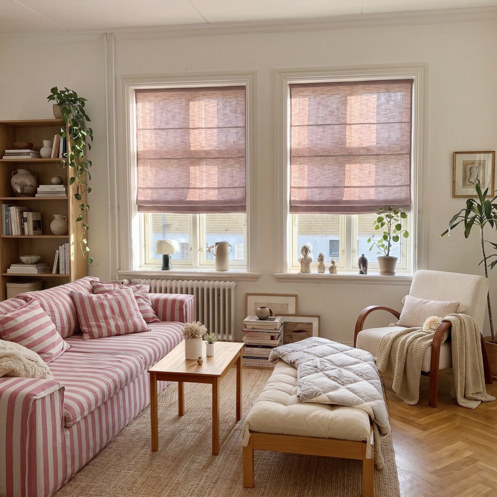 Sara Linen Roman Shade
