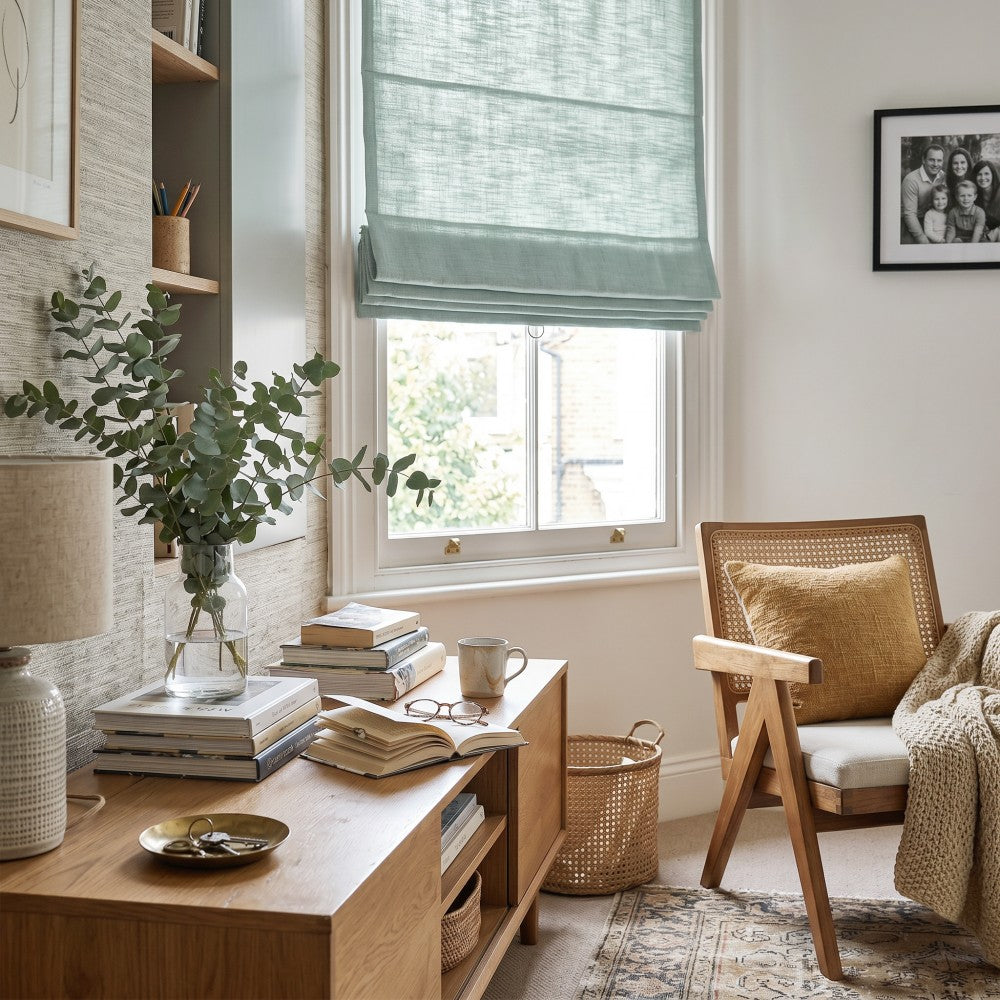 Sara Linen Roman Shade