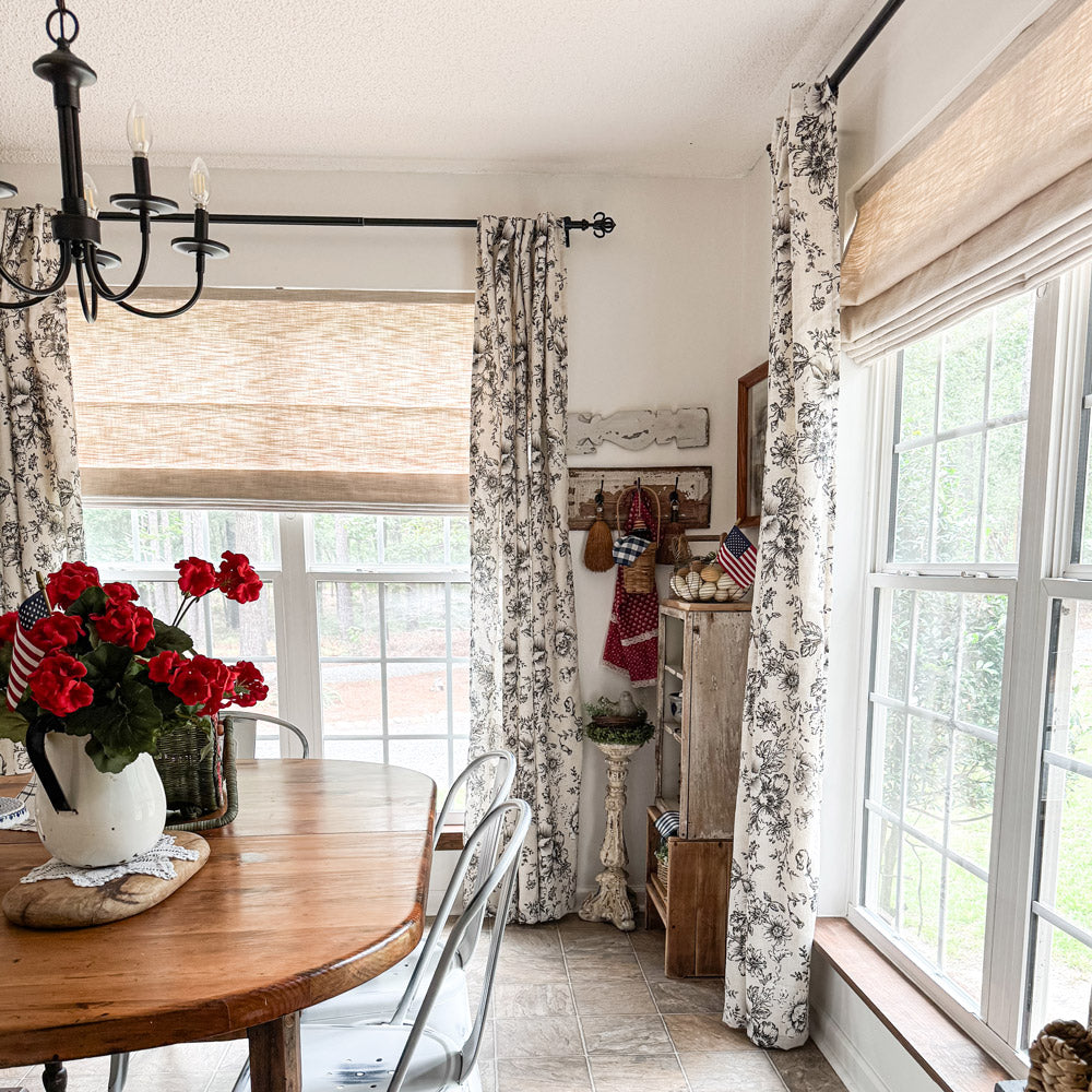 Sara Linen Roman Shade