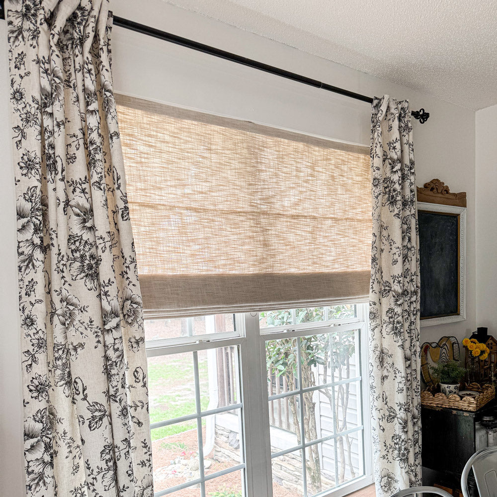 Sara Linen Roman Shade