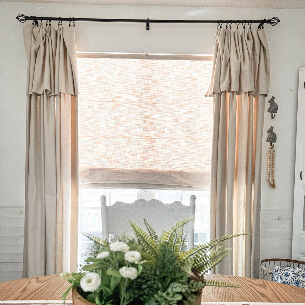 Sara Linen Roman Shade