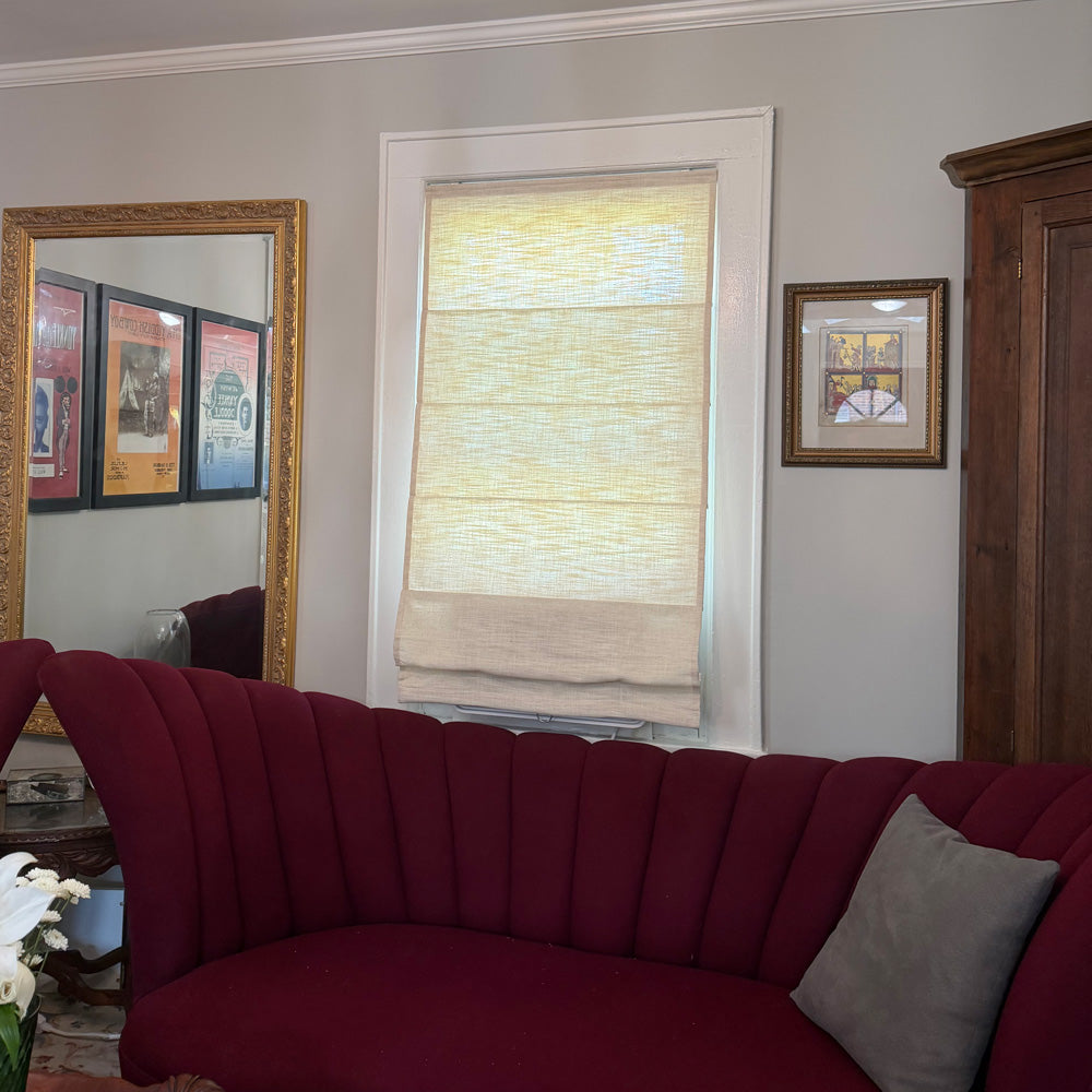 Sara Linen Roman Shade