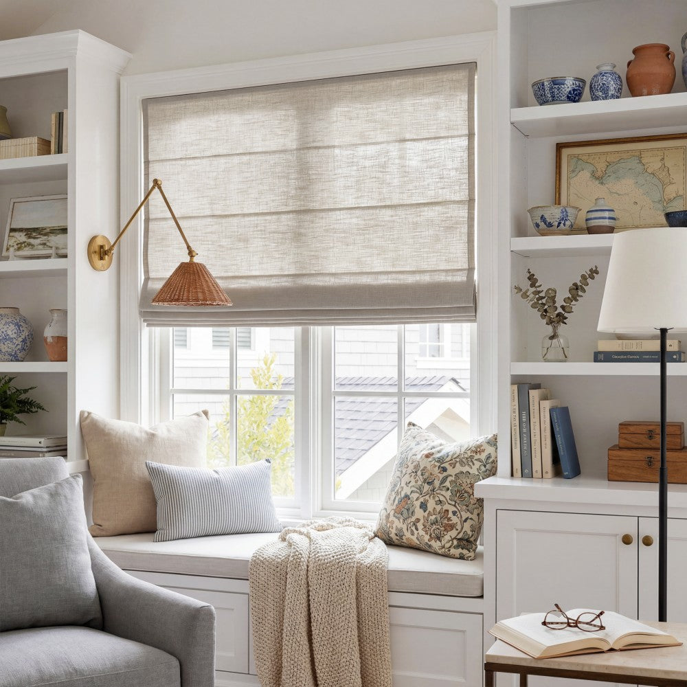 Sara Linen Roman Shade