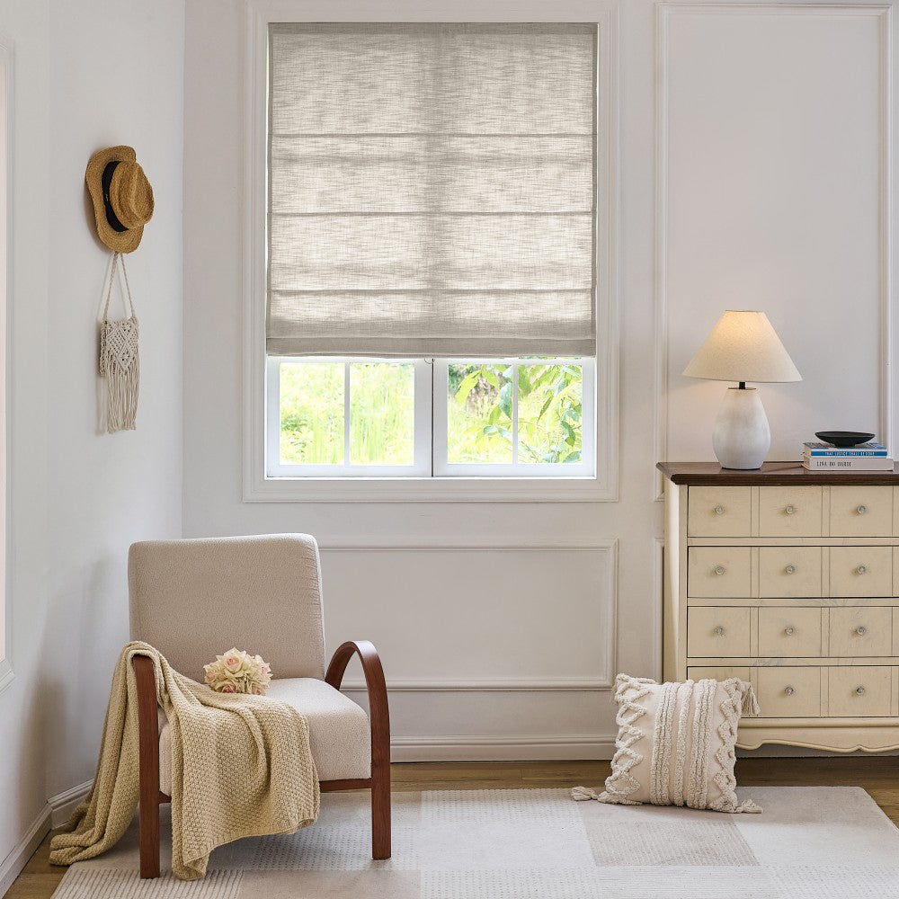 Sara Linen Roman Shade