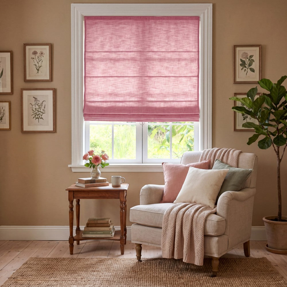 Sara Linen Roman Shade